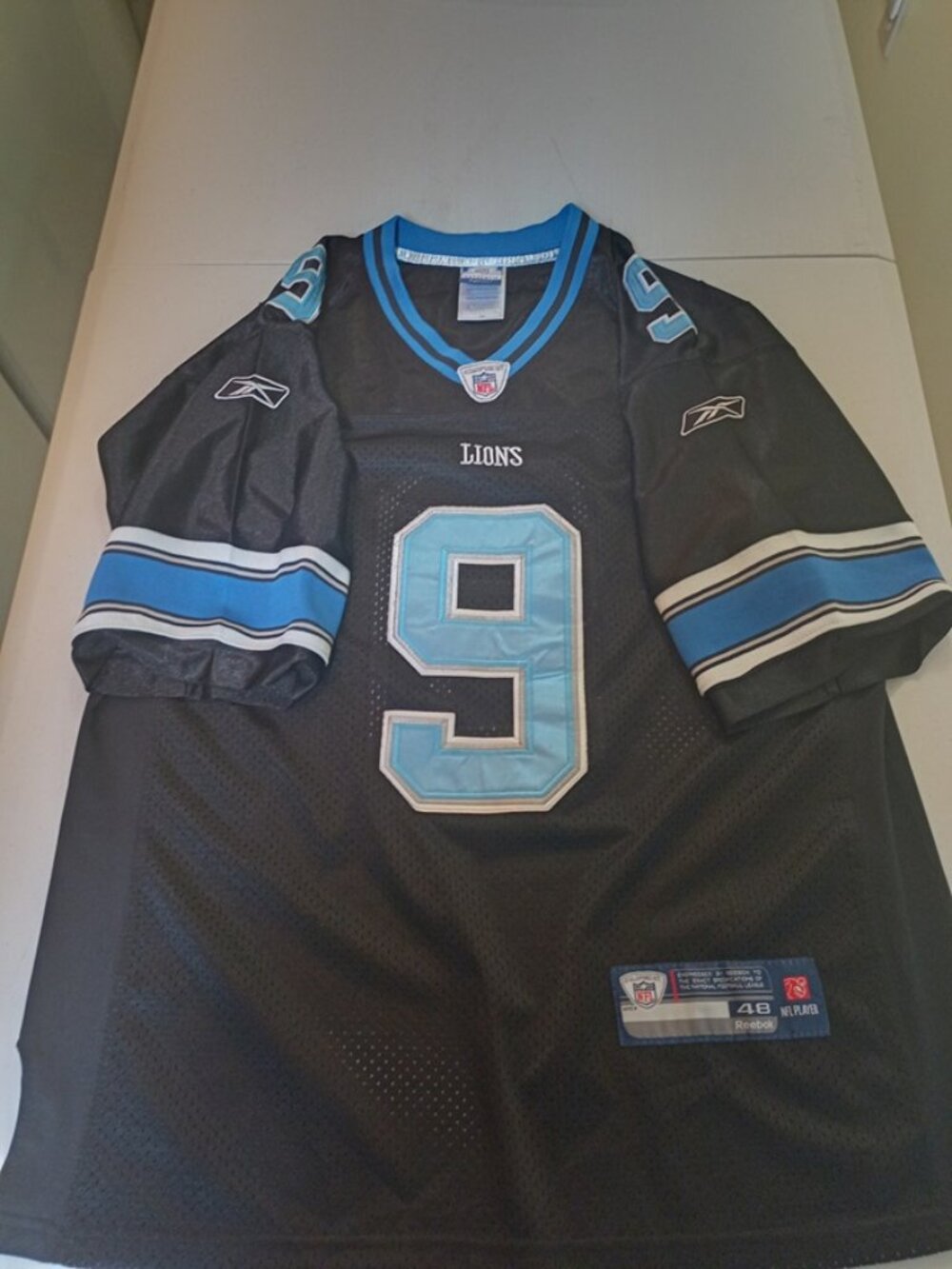Rare Nike Matthew Stafford Detroit Lions NFL Football Jersey Adult XL 48 Black - Picture 6 of 7